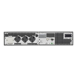 3_SRV3KUXI-IN-back_1500 APC SRV3KUXI-IN 230V Online Double-Conversion Tower / Rack-Mount UPS with Overload Protection, Digital Display, 3 Outlet Plugs - 2-Year Warranty