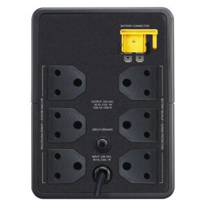 BVX1200LI-IN_1500 APC Back-UPS 1200VA | Line Interactive with Extended Runtime Option| 1 USB Port