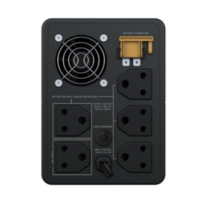 APC Back-UPS BX1100I-IN 1100VA Tower UPS, 230V, 5 India 3-Pin 6A Outlets, AVR, Without Auto Shutdown Software, Built-In Battery, 2-Year Warranty