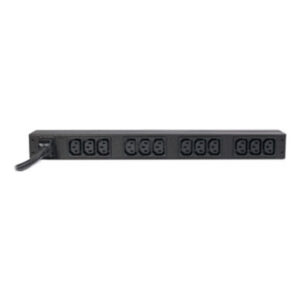 ap9565_b_h_1500 APC NetShelter Basic Rack PDU, 1U, 1 phase, 3.7kW 230V 16A or 3.3kW 208V 16A, 12 C13 outlets, C20 cord